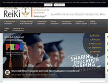 Tablet Screenshot of institut-reiki.com
